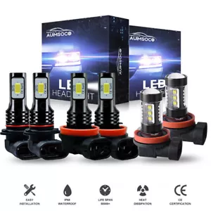 For Honda Civic Coupe 2-Door 2014 2015 Combo LED Headlights Beam Fog Lights Bulb - Foto 1 di 17