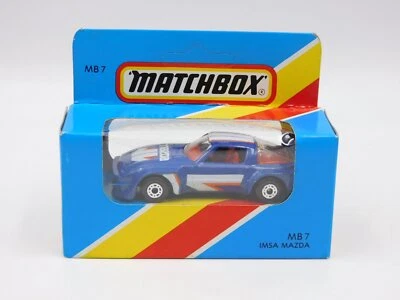 Matchbox Superfast Mazda IMSA Sports Car Macau 80S MB-7 In Blue Box - Image 1 of 3