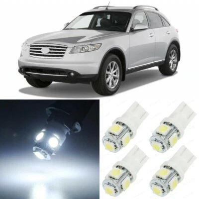 Paquete de 17 luces LED interiores blancas para Infiniti FX35 FX45 2003-2008 + HERRAMIENTA Foto 1 de 4
