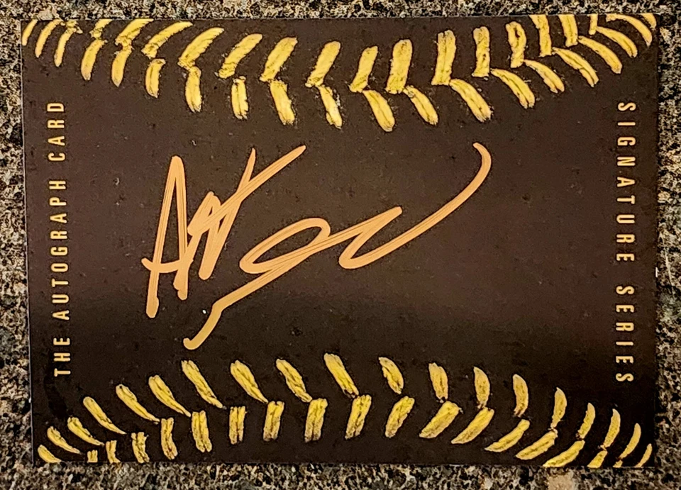 Anthony Solometo Signed 3.5x2.5 Signature Card Pittsburgh Pirates #15 Prospect! - Image 1 of 1