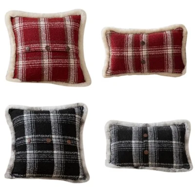Retro Plaid Pillowcase Throw Pillow for Case Sofa Cushion Cover Throw Pillow Cov - Image 1 of 4