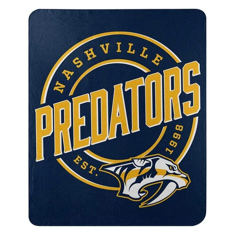 Nashville Predators NHL Northwest 50"x60" Campaign Fleece Throw Blanket FREE Cover