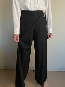 COMME Des GARCONS Rockhose schwarz Wickelfalten Gürtel AD2020 - Bild 1 von 19