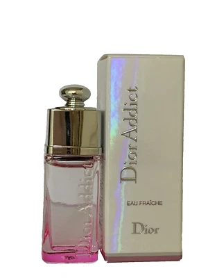 Diot Addict Eau Fraiche Eau de Toilette Splash 5ml-0,17oz. Raro- Tamanho de viagem *NOVO NA CAIXA* - Imagem 1 de 4