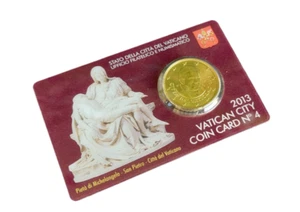 2013 Vatican Vatican City Coin Card 50 Euro Cent #4 - Picture 1 of 2