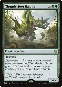 NM Thunderfoot Baloth, MTG, Starter Commander Deck, Magic the Gathering, 213 - Picture 1 of 1