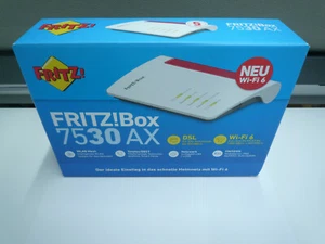 AVM FRITZ!Box 7530 AX WLAN-Router Wi-Fi 6 (WLAN AX) bis 300 MBit/s NEU + OVP - Bild 1 von 4