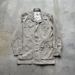 DUXBAK - Vintage SAFARI / BUSH Hunting Mens Med Shirt Jacket Eddie Bauer Style - Picture 1 of 10