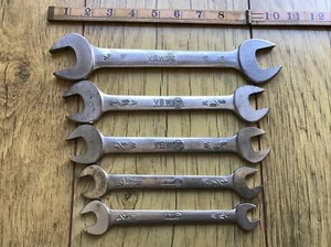 5 deutsche VBW🇩🇪 Whitworth Schraubenschlüssel 9/16” bis 3/16” Whitworth - Bild 1 von 8