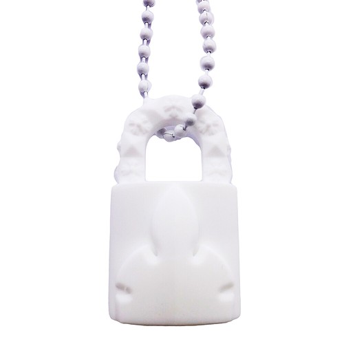 CHROME HEARTS Cuori Cromati Gomma Silicone Bianco 2023 Limitato P0004516