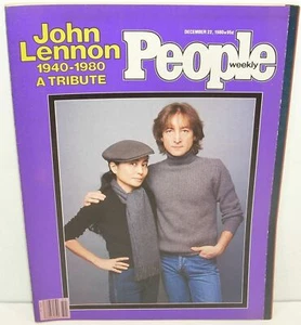 People Weekly Magazine JOHN LENNON TRIBUTE Issue 1940-1980 The Beatles Yoko - Picture 1 of 5