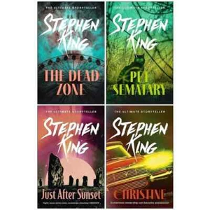 Stephen King Fiction Collection 4 Books Set The Dead Zone, Pet Sematary, Just A - Picture 1 of 5