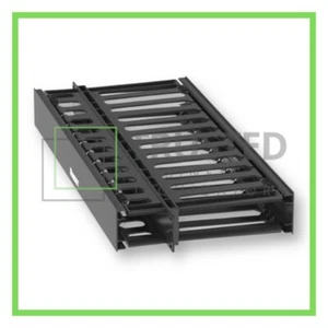Panduit WMPLSE PatchLink 19″ 1RU Horizontal Dual‑Side Cable Manager – Black - Picture 1 of 5