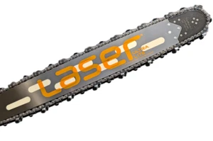 28" Laser Ultra Lite Chainsaw Bar & 2 Full Chisel Chain 3/8 x .058 x 92 - Picture 1 of 4