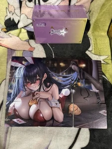GODDESS STORY SENPAI HAVEN 6 TAIHOU AZUR LANE COMPLETE PUZZLE SET WAIFU CARDS - Picture 1 of 2
