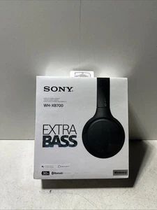 Sony WH-XB700/L Kabellose On-Ear-Kopfhörer - Schwarz VERSIEGELT - Bild 1 von 6