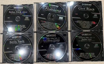 6 CD Lot Backstage Karaoke Disc CD+G  - Image 1 of 4