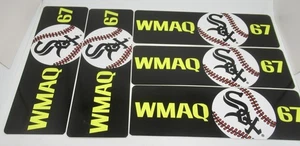 Chicago White Sox LOT of Five (5) WMAQ Radio 67 Stickers - Picture 1 of 13