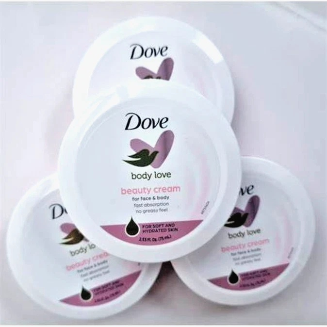 Lote de 4* Crema de belleza Dove Body Love*2,53 oz* 24 horas* Nueva sellada*Envío gratuito Foto 1 de 1