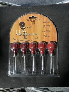 UJ RAMELSON 107H Feinschnitzwerkzeuge Handfläche Set (5) Neu Versiegelt - Bild 1 von 3