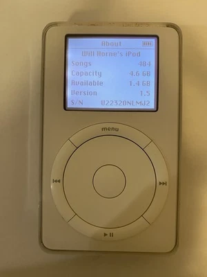 Apple iPod Classic 1ª Generación Blanco (5 GB) - Funciona muy bien Foto 1 de 4