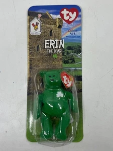 TY Beanie Baby Erin the Bear – McDonald’s Teenie Beanie Babies 1999 New in Pack - Picture 1 of 4