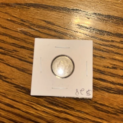 1865-1867 Three-Cent Nickel Coin, Piece III, USA, 3¢ - Image 1 of 2