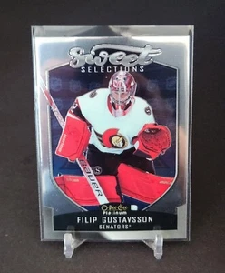 Filip Gustavsson 2021-22 O-Pee-Chee Platinum Sweet Selections RC Auto #SS-10 - Picture 1 of 2