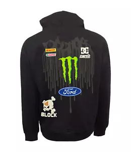 DC SHOES KEN BLOCK 43 SPONSOR PREMIUM HOODIE - Picture 1 of 3