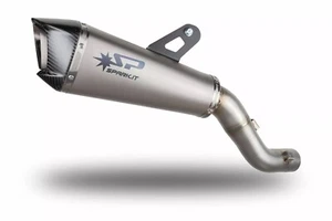 Spark Konix TI/CF Slip On Silencer Ducati Mulitstrada V4 1200 FITS 2021 TO 2024 - Picture 1 of 7