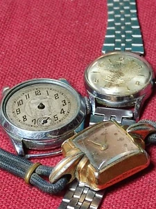 Luber, alter, norma, lot of 3 wrist watches, for parts, 428 - Bild 1 von 21