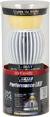 Feit A30/100R/LED 3-Way 8/16/22W A21 LED Soft White 3000K 120V Med (30/70/100W) - Image 1 of 3