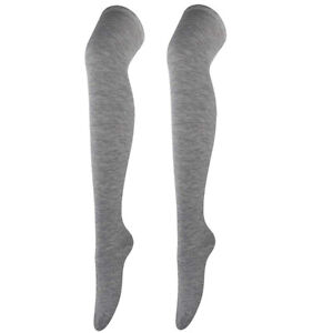 Women Long Sexy Warm Over The Knee Long Socks Thigh High Boot Solid Stockings