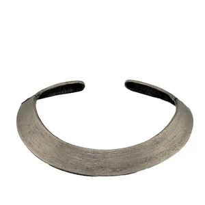 Vtg Cuff Choker Necklace Les Bernard Unsigned Designer Jewelry Roman Egyptian  - Picture 1 of 8