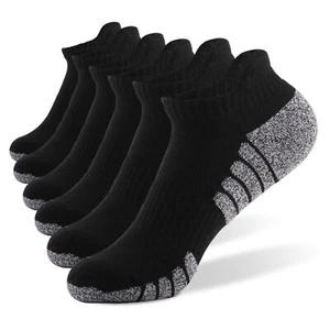 6 Pairs Sports Ankle Socks Athletic Low-cut Socks For Marathon Running T7K9 - Picture 1 of 16