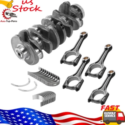For Audi TT A5 A6 Q3 Q5 2.0T 2008-2015 Crankshaft+ Connecting Rods+ Bearings SET - Image 1 of 4