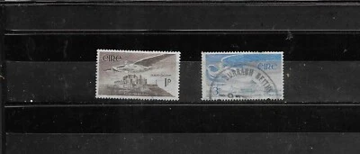 IRELAND 1948-1949. AIRMAIL. 1p BROWN & 3p BLUE. VERY FINE USED.  AS PER SCAN. - Image 1 of 3