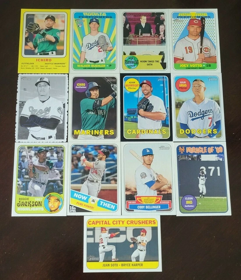 2018 Topps Heritage / Heritage High Numbers INSERTS and SHORT PRINTS You Pick - Image 1 of 1