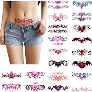 Sexy Temporary Tattoos for Women Ladies Adutls Naughty Tattoo Sticker - Picture 1 of 7