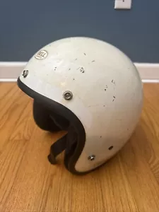 Vintage 1980’s Bell RT White Helmet 1985 Dirt Bike Motorcycle - Picture 1 of 8