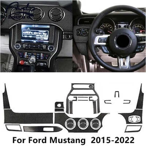 For Ford Mustang GT 5.0L Carbon Fiber Car Interior Set Kit Decoration Trim 30PCS - Bild 1 von 10