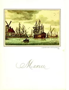 Menu Vintage SS Statendam Holland America Dinner 2.27.1968 M22 - Foto 1 di 3