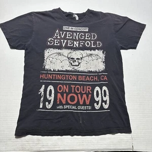 Camiseta Avenged Sevenfold Since 1999 Ala de Murciélago Para Hombres Una Banda Negra Adulta Concierto - Imagen 1 de 14