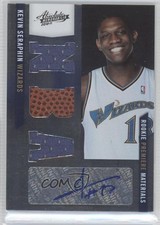 2010 Absolute Memorabilia Premiere Materials /249 Kevin Seraphin Rookie Auto RC