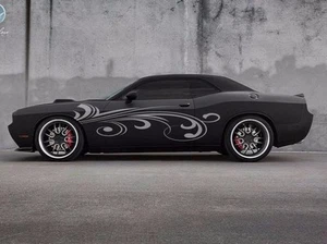 Design Swirl Side Vine Car Vinyl Decal Graphic Reflective Sticker Truck Vehicle - Picture 1 of 7