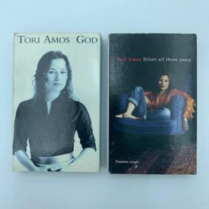Tori Amos Silent All These Years/Upside Down & God/Sister Janet Cassette Singles - Imagen 1 de 4