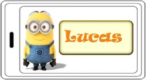Borsa personalizzata DESPICABLE ME MINIONS etichetta bagaglio zaino sport - Foto 1 di 8
