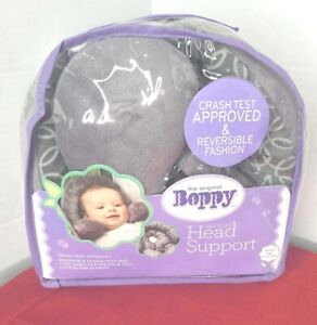 The Original Boppy Way to Go  Head Support Pillow Gray New Baby Unisex Travel
