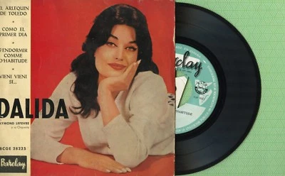 DALIDA / Arlequin De Toledo, Vieni / BARCLAY BCGE 28225 Press Spain 1960 EP VG+ - Image 1 of 4