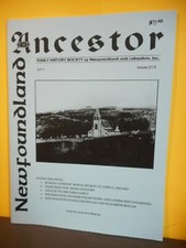 Newfoundland Ancestor,Family History Society Vol 27,#3,2011